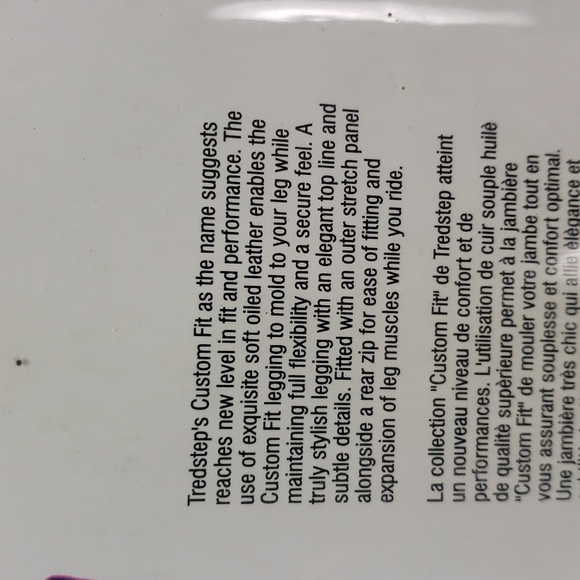 NWT TREDSTEP IRELAND CUSTOM FIT LEATHER HALF CHAPS WOMEN'S CALF 12" HIG… - Picture 13 of 16